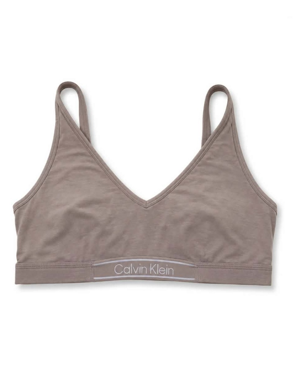 4/$20➡️ Calvin Klein Taupe Wireless Cotton  Bralette – Size Large *Flaw